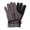 Gray, variant on CTM Lined Winter Gloves with Zipper Pocket (Men)