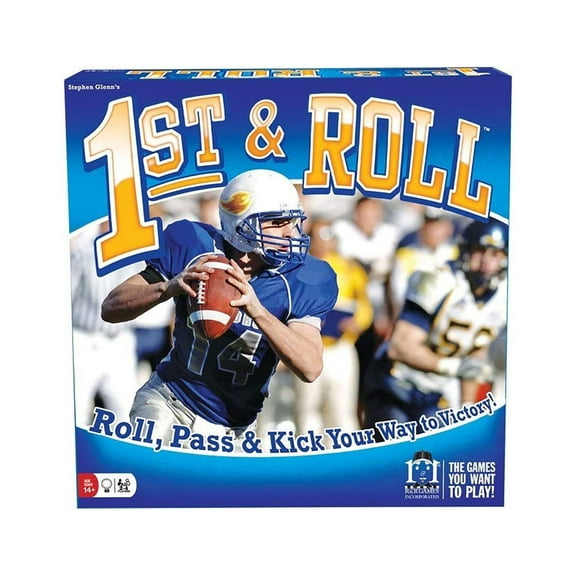 R&R Games 1St and Roll Football Dice Game, Ages 8 and up