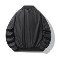 thumbnail image 4 of QHFBli Fall/Winter Casual Jacket Men's Casual Fashion Jacket Solid Color Lightweight Zippered Outerwear Coat with Long Sleeves and Secure Pockets, 4 of 9