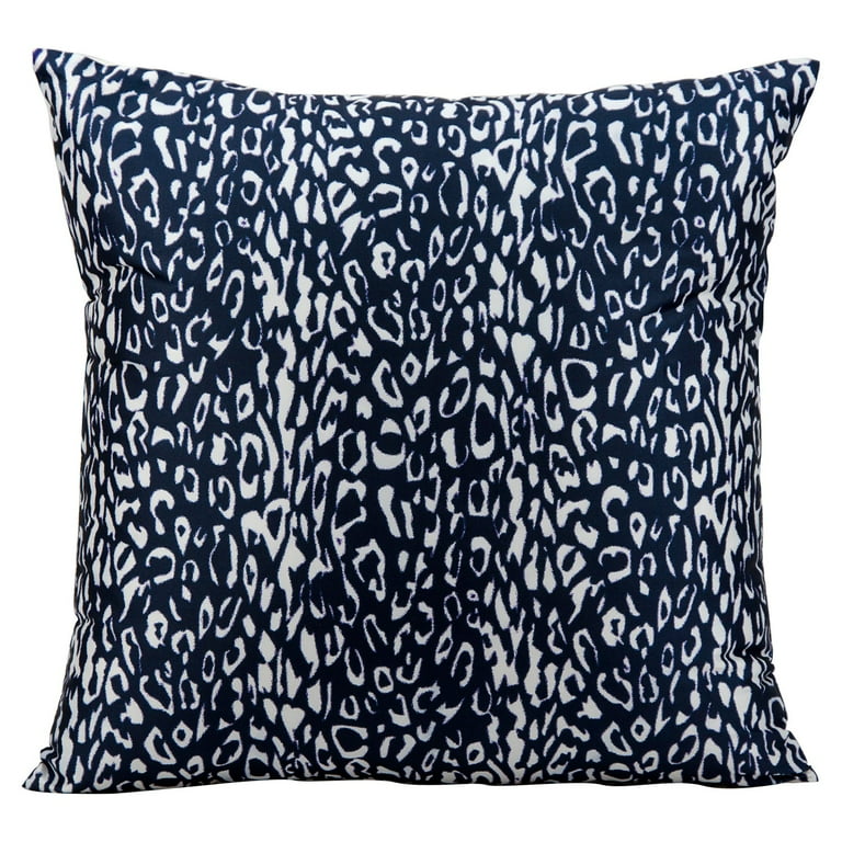 Nourison Indoor Outdoor Leopard Print Decorative Throw Pillow Orange 20 x 20 Walmart