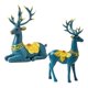 thumbnail image 2 of 2 estatuas de reno de estilo nórdico, pareja de alces, amantes , figuritas de resina de pie, adornos para escritorio, oficina, hogar, armario BLESIY Escultura de ciervo, 2 of 8