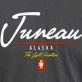 thumbnail image 3 of CafePress - Juneau Script Women's Dark T Shirt - Mens Comfort Colors® Shirt, 3 of 5