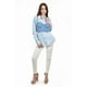 thumbnail image 5 of Camisa con top denim Roman Fashion /Juvenil, 55863 (Azul claro) azul G, 5 of 5