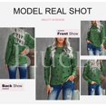 thumbnail image 3 of Sweat-shirt Décontracté à Col Rond à Manches Longues Imprimé à Rayures Molles et Manches Longues, 3 of 6