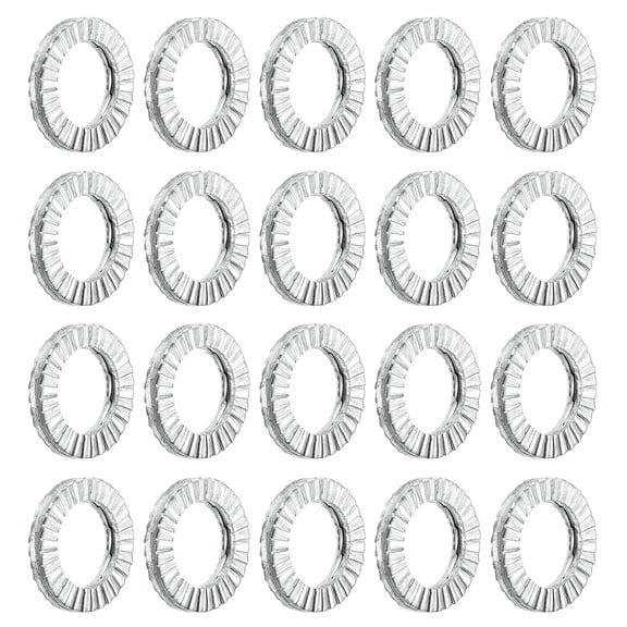 Wedge Locking Washers for M8 Bolts, 20 Pack 304 Stainless Steel Washers