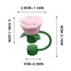 thumbnail image 3 of Tapón para pajitas de rosa para pajitas de 10 mm • Accesorio para la tapa de flores • Material de grado alimentario • Previene impurezas • Fácil de limpiar • Decoración de bebidas coloridas •, 3 of 4