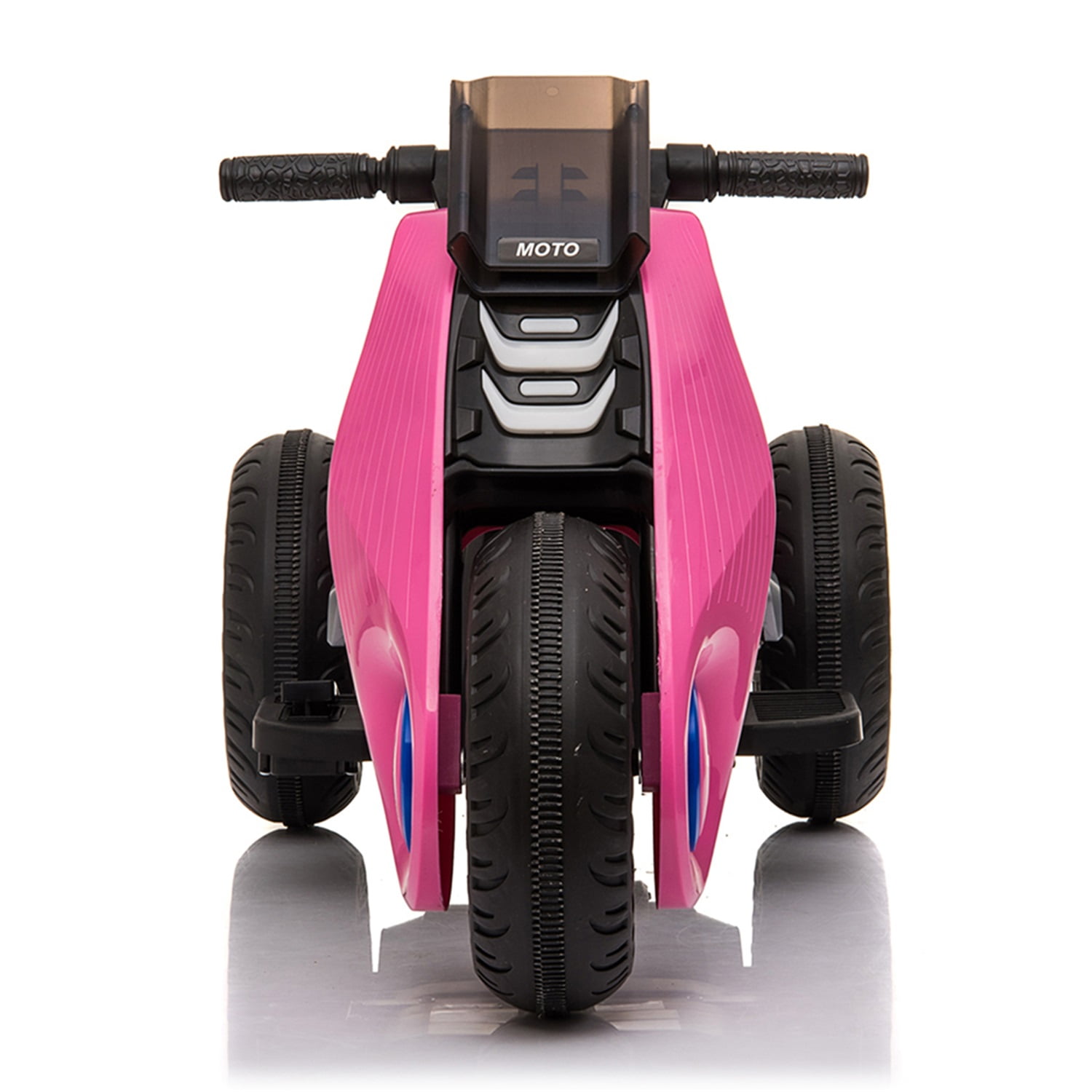 CIPACHO 6V Kids Ride on Motorcycle, 3 Wheel Trike Motorcycle, Electric Ride on Toys with Music, Story Playing, Pink