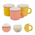 thumbnail image 3 of 3pcs Small Ceramic Cups for Coffee Water Milk Oatmeal for Children, 3 of 6