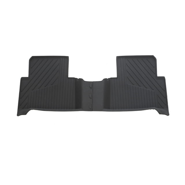 GM Accessories 84708335 Crew Cab Second-Row Interlocking Premium All-Weather Floor Liner in Jet Black