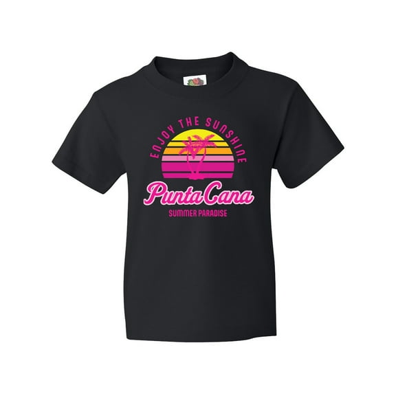 Inktastic Enjoy The Sunshine Punta Cana Summer Paradise Youth T-Shirt