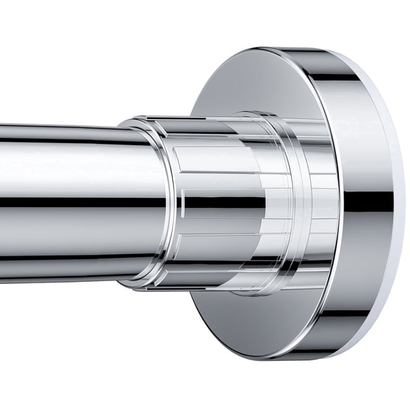 TITGIPE No Drill Telescopic Shower Curtain Rod | 26-76" Adjustable Anti-Skid Spring Tension Rod | Rust-Resistant Stainless Steel | shower rods for bathroom