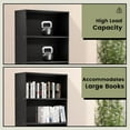 thumbnail image 5 of YYEAN  71" Tall Bookcase, 6-Tier Open Display Storage Shelves, Floor Standing Large Book Shelf for Living Room, Home Office, Bed Room-Black, 5 of 9