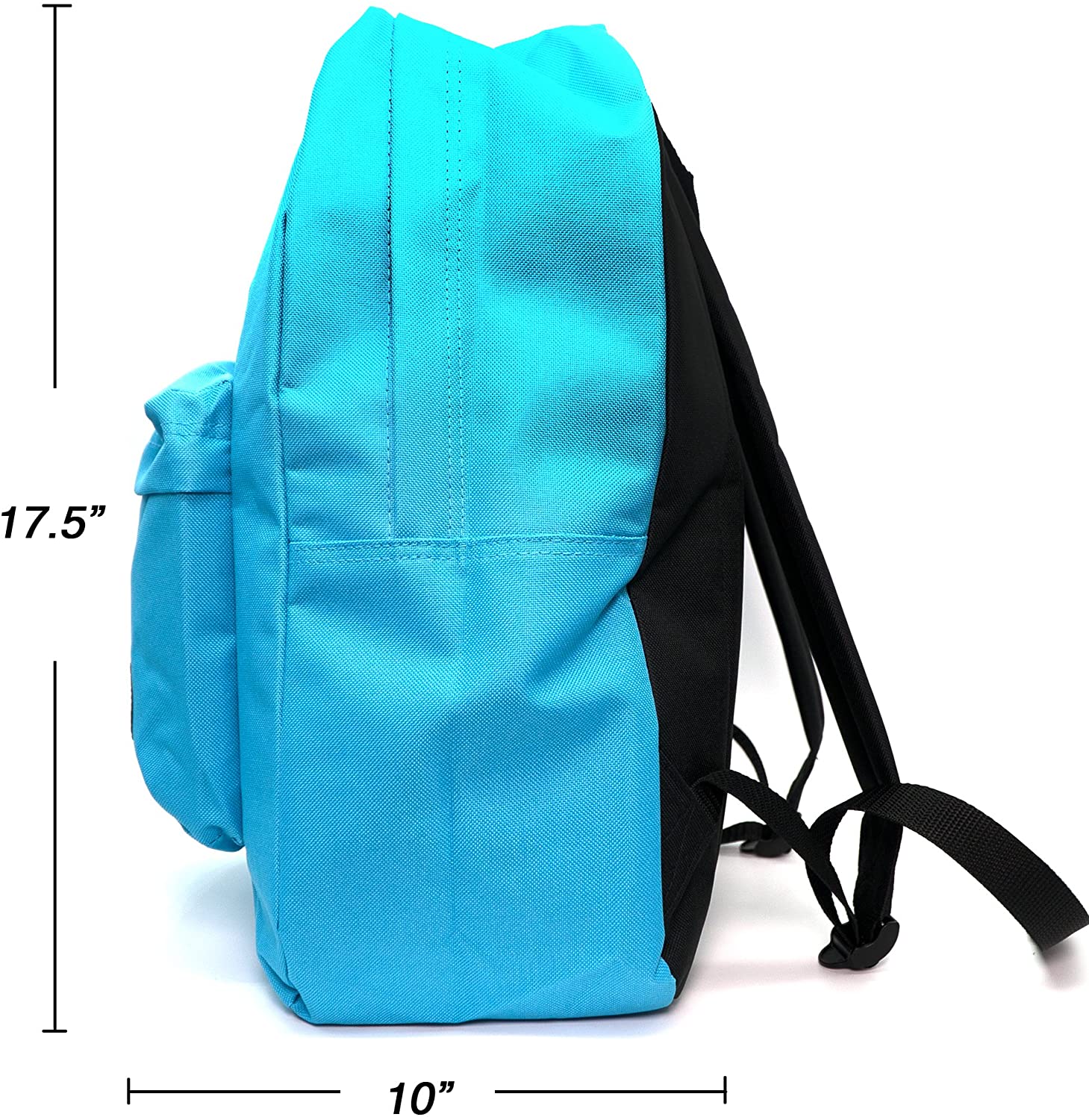 Emraw Multipurpose Schoolbag Travel Backpack For Girls Casual Security Backpack Women Rucksack with Trim Adjustable Straps Fashion Backpack Office , Cyan Classic - image 2 of 4