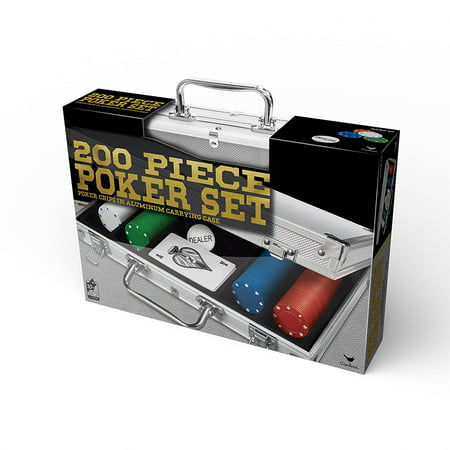 200-piece Poker Set in Aluminum Storage Case