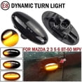 thumbnail image 2 of 2x For Mazda 2 3 5 6 Bt-50 Mpv 2004 2005 2006 Led Dynamic Turn Signal Side Marker Light Sequential Blinker Lamp, 2 of 5