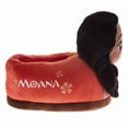 thumbnail image 2 of Disney Moana Toddler Girls Comfy 3D Plush Slippers, Orange, Size: 13-1, 2 of 6