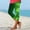 A255 Green, variant on Capri Leggings for Women Shamrock Print Slim Fit High Waisted Trousers Stretchy Lightweight Bottoms Clover St. Patrick's Day outfits
