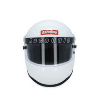 RaceQuip 2261196RQP Pro Youth Auto Racing Helmet SFI 24.1 White One Size Fits All