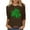 #3-Brown, variant on Patlollav Womens St. Patrick's Day T-shirt 3/4 Sleeve Blouse Round Neck Casual Tops
