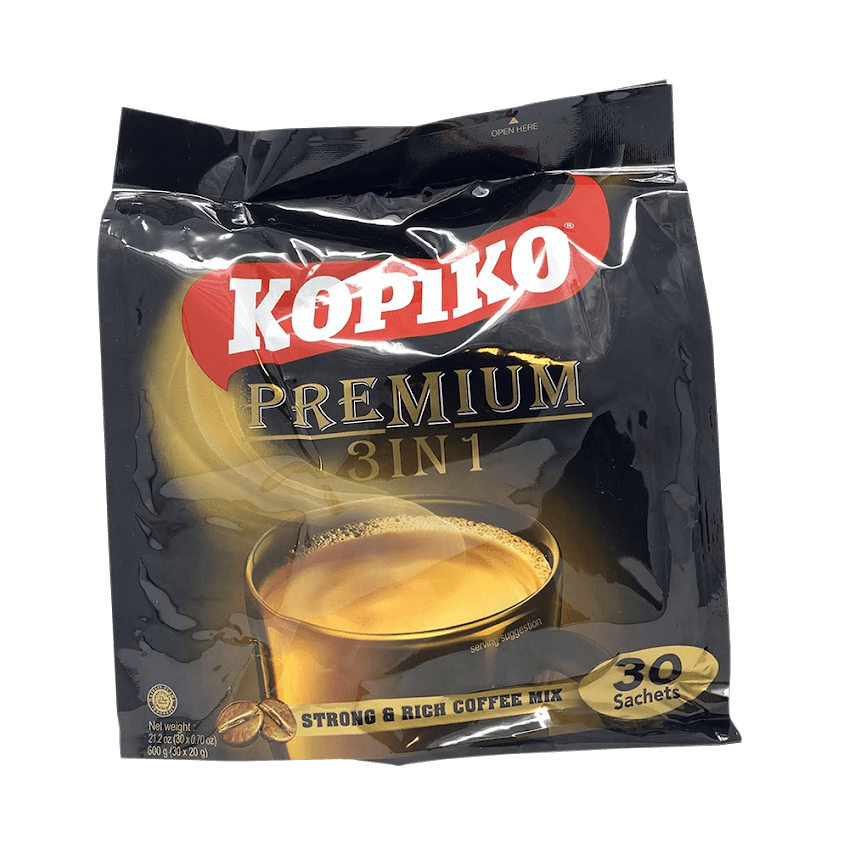 KOPIKO 3in1 Instant Premium Coffee, 30 sachet Pack of 1
