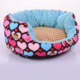 thumbnail image 4 of Kuymtek Paja Bambú Refrigeración Cama para Gatos Cómoda Cama para Colchoneta Suministros para (Marrón S), 4 of 9