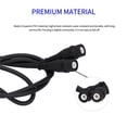 thumbnail image 2 of BNC to BNC Plug Cable 500A 5A 50ohm Multifunctional BNC Adaptor Test Cable Test for Oscilloscope WiFi Wireless Router, 2 of 8