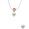 thumbnail image 2 of Delight Jewelry Silvertone Small Heart with Cross & Fish with Crystal Mia Monkey Charm Necklace, 2 of 4