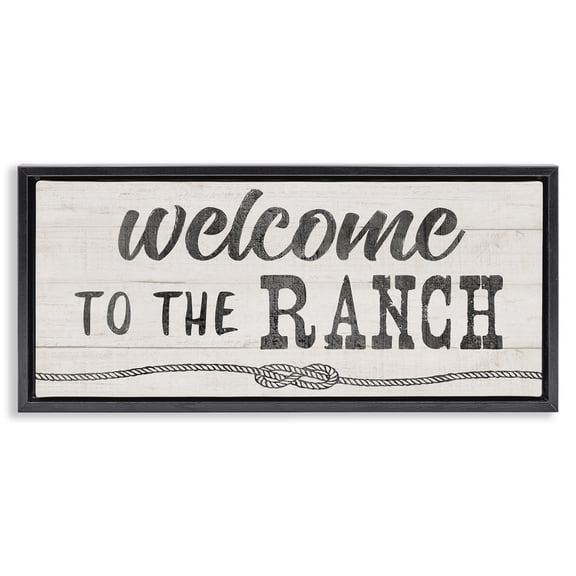 Stupell Industries Southwestern Black Floating Frame Canvas Art, 25 x 11, by CAD Designs