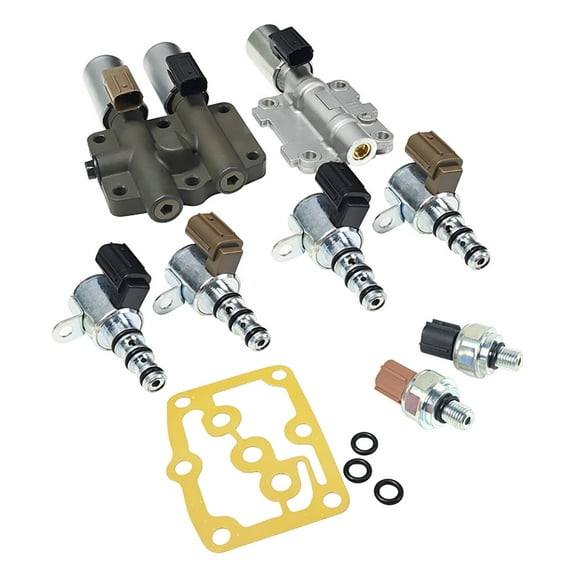 9pcs Transmission Solenoid Kit 8250-P6H-024 28600-RKE-004 For Honda Accord For Acura MDX TAPDRA Spare Part