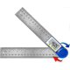 thumbnail image 1 of Regla digital, menos regla de acero para y bisel, rango de medición 360, regla de acero para bricolaje, manualidades y pasatiempos, 1 of 4