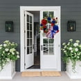 thumbnail image 6 of Pedty Spring Wreaths,Wreath for Front Door,4Th of July Wreaths for Front Door Patriotic Wreath Independence Day American Flag Home Porch Indoor Outdoor Decoration,Independence Day Hanging Decoration, 6 of 8