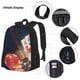 thumbnail image 3 of Disketp Casino Poker Chips Mochila Estampada de Gran Capacidad con Lonchera y Estuche, Set de 3 Piezas para Estudiantes, 3 of 7