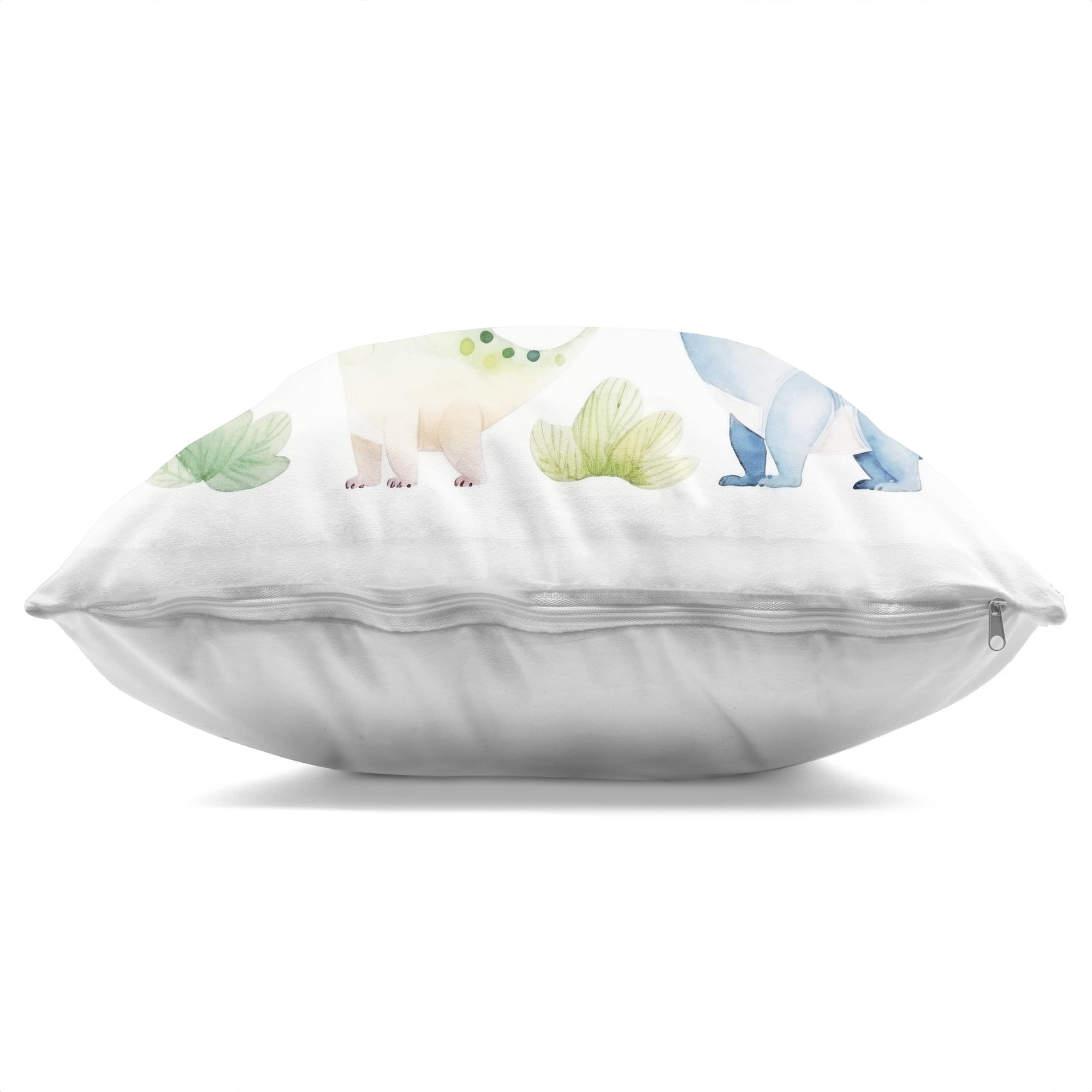 Stupell Industries Playful Dinosaur Wonderland Decorative Printed Throw Pillow, design by Lazar Studio, 18 x 7 x 18