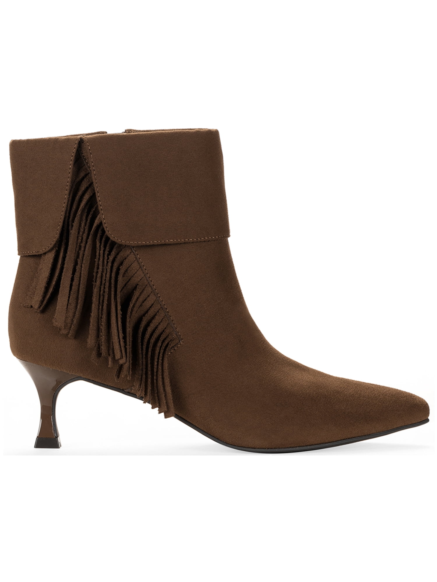 Celebrity Pink's Womens Finn Fringe Bootie