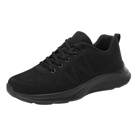 

Shoes for Women Women Running Shoes Mesh Breathable Casual Shoes Work Travel Shoes Running Shoes for Women Womens Walking Shoes(Color:Black Size:US 7.5)