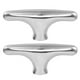thumbnail image 1 of 2 manijas de acero inoxidable para calentador de alimentos de buffet, manijas de repuesto para puerta de horno, perillas de gabinete de plata cepillada para buffet de desayuno, 1 of 7