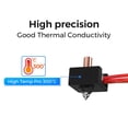 thumbnail image 3 of Extruder Hot End Kit, 3D Printer Hotend Replacement 24V 40W 300 Degrees Celsius   For S1 Pro, 3 of 8
