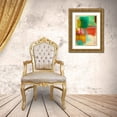 thumbnail image 3 of Rivieri, Asia 24x32 Gold Ornate Wood Framed with Double Matting Museum Art Print Titled - Colorful Sensation II, 3 of 4