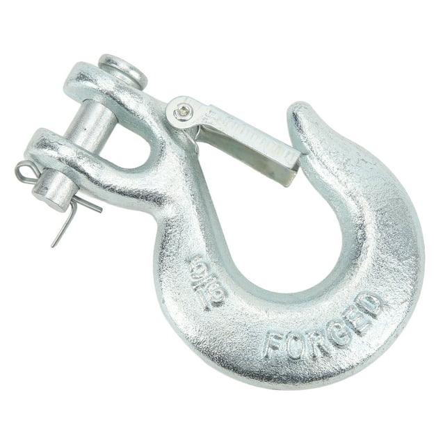 Gancho De Pestillo De Seguridad Clevis, Gancho De Remolque De Conexión Firme De 5/16 Pulgadas Para Cabrestante