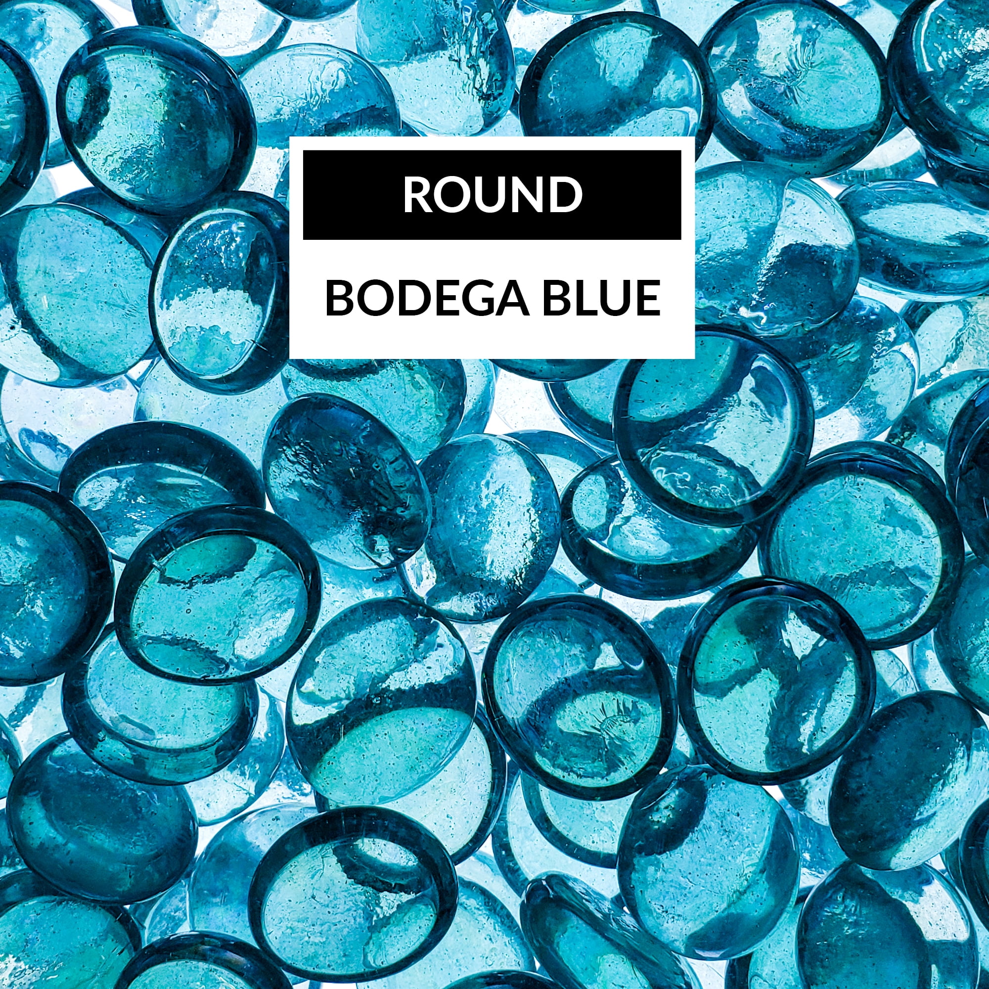 Bond Lavaglass® - Round - Bodega Blue® 10 Lb Jar 4 Pack