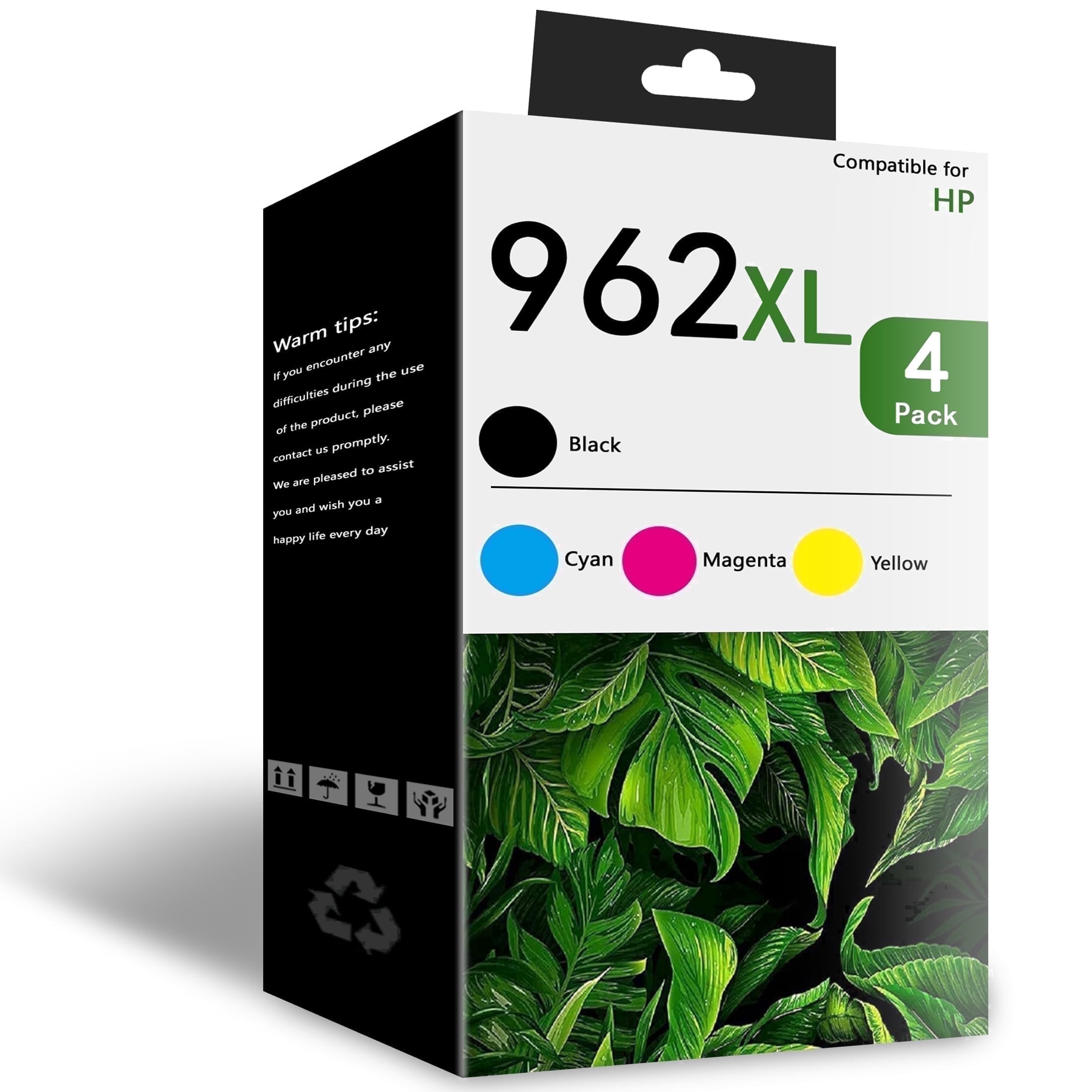 HP, Ink Cartridge, Black, Cyan, Magenta, Yellow, 4 Pack - Walmart.com