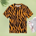 thumbnail image 4 of Animal Print Patterns Women's Short Sleeve Tops Casual Blouses T Shirt, 4 of 6