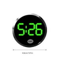 thumbnail image 6 of Car Clock, Digital Dashboard Car Clock, Round Vehicle Decorative Clock for Dashboard, 1.8 Inch Luminous Car Clock Dashboard Time Display, Compact Vehicle Clock, Car Interior Accessory, 6 of 6