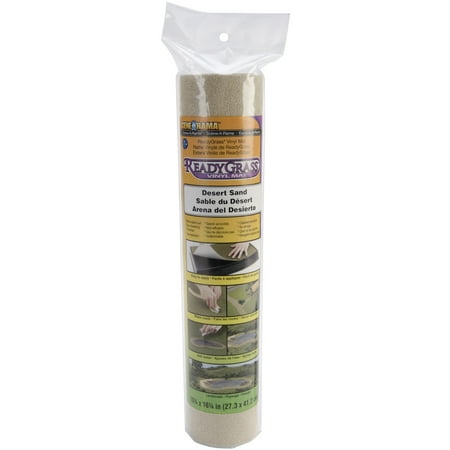 Woodland Scenics Desert Sand ReadyGrass, 1 Sheet per pkg, 10.75