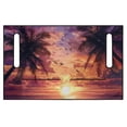 thumbnail image 2 of Uourmeti Sunset Palm Beach Print Golf Cart Seat Covers Breathable, Soft, Suitable for Sports, Fit for EZGO, 2 of 8