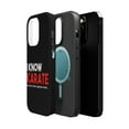 thumbnail image 2 of DistinctInk MagSafe Tough Case for Apple iPhone 15 Pro (6.1" Screen) - I Know Karate and Only 2 Other Japanese Words - Lightweight Grip, 2 of 6