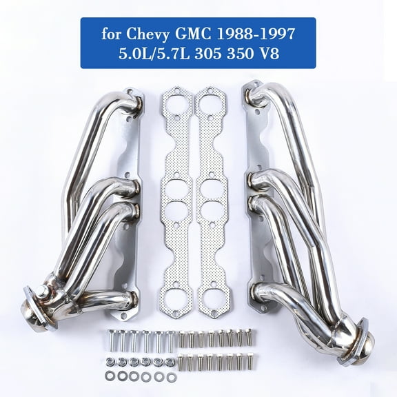 Stainless Steel Exhaust Headers for Chevy GMC 88-97 5.0L/5.7L 305 350 V8