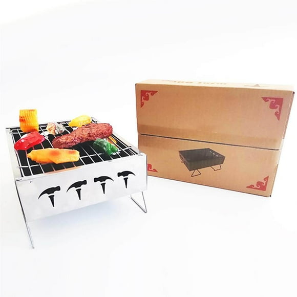 Xingzhi Multi-function Charcoal Grills Portable Stainless Steel Barbecue Grilling Machine Mini Grill for Home Garden