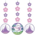 thumbnail image 4 of Unicorn Fantasy Party Decorations Supplies Pack Includes: Centerpiece, Jointed Banner, and Dizzy Danglers (Variety Pack Bundle), 4 of 4