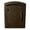 Bronze, variant on 12 in. Manchester Security Drop Chute Mailbox with Plain Door Faceplate in Black